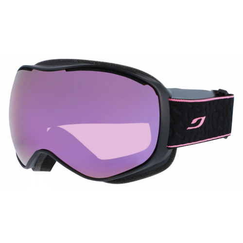 Julbo J7701 Damen-Skibrille Vollrand Monoscheibe Kunststoff-Gestell, schwarz