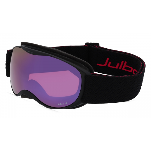 Julbo ATMO J738 Jugend-Sonnenbrille Vollrand Monoscheibe Kunststoff-Gestell, schwarz