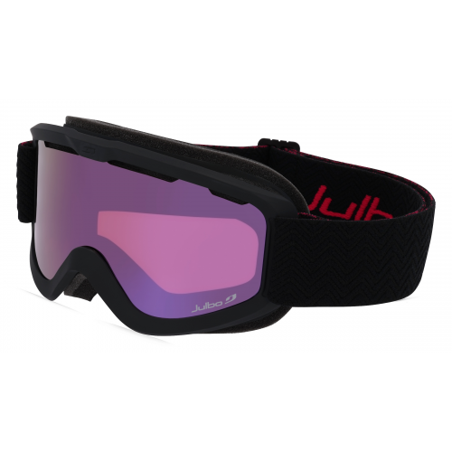 Julbo JUNE J752 Unisex-Sonnenbrille Vollrand Monoscheibe Kunststoff-Gestell, schwarz