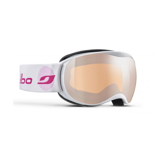 Julbo ATMO J738 Unisex-Skibrille Vollrand Monoscheibe Kunststoff-Gestell, weiß