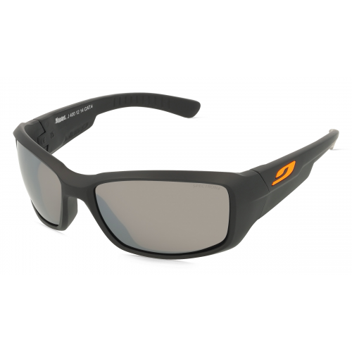 Julbo J4001214 WHOOPS Unisex-Sonnenbrille Vollrand Eckig Polycarbonat-Gestell, schwarz