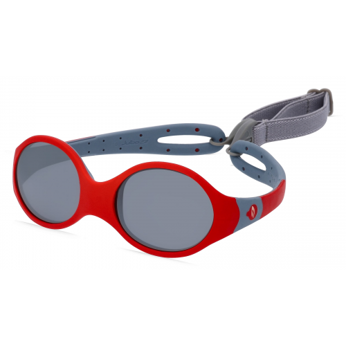 Julbo LOOP M J533 Kinder-Sonnenbrille Vollrand Oval Kunststoff-Gestell, rot