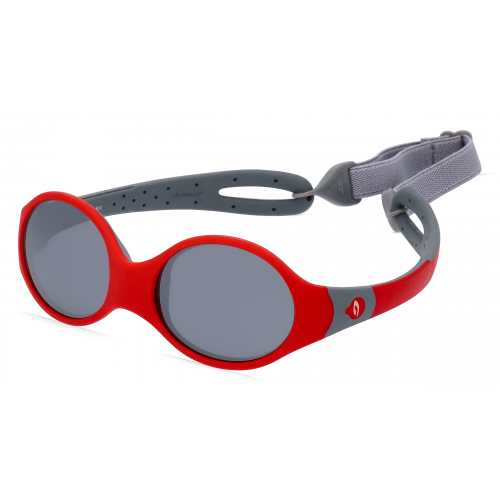 Julbo LOOP L J511 Kinder-Sonnenbrille Vollrand Oval Kunststoff-Gestell, rot