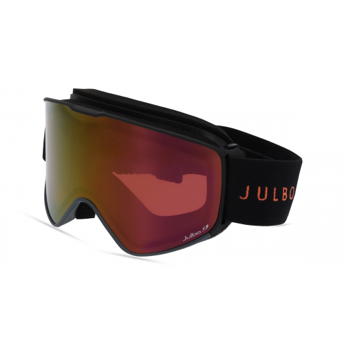 Julbo ALPHA J761  Unisex-Skibrille Vollrand Monoscheibe Kunststoff-Gestell, schwarz