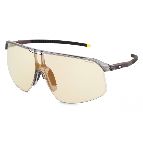 Julbo DENSITY Damen-Sonnenbrille Vollrand Monoscheibe Kunststoff-Gestell, grau