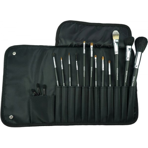 Fantasia Pinsel-Set "Professional" 12- teilig + 3 Ersatz-Applicatoren in Tasche