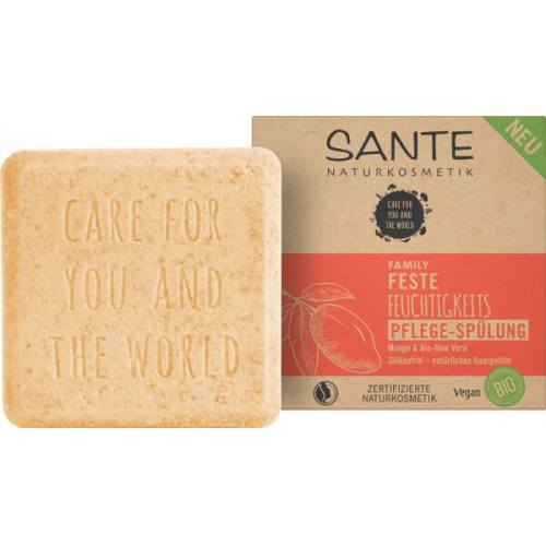 Sante FAMILY Feste Feuchtigkeits Pflege-Sp&uuml;lung Mango & Bio-Aloe Vera Haarsp&uuml;lung 60g