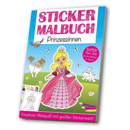 Stickermalbuch: Prinzessinnen