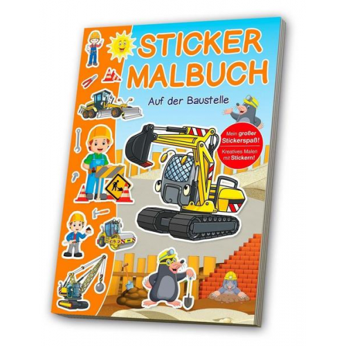 31482 - Mal- & Stickerbuch Baustelle