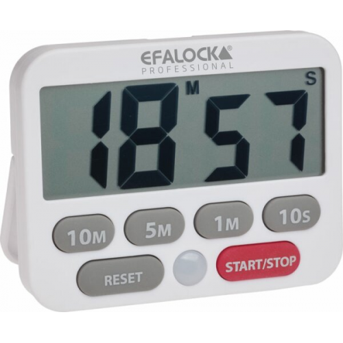 Efalock Easy Time Wecker wei&szlig;