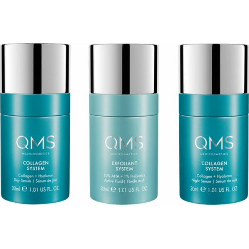 QMS Medicosmetics Core System Collagen + Exfoliant Strong Set 3 x 30 ml