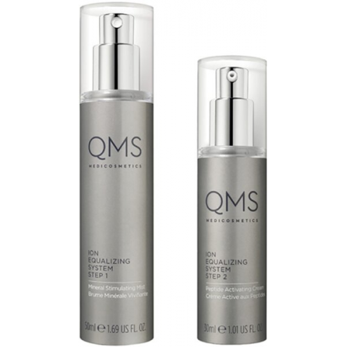 QMS Medicosmetics Advanced Ion Equalizing System Mineral Stimulating Mist&Peptide Activating Cream 50ml + 30 ml