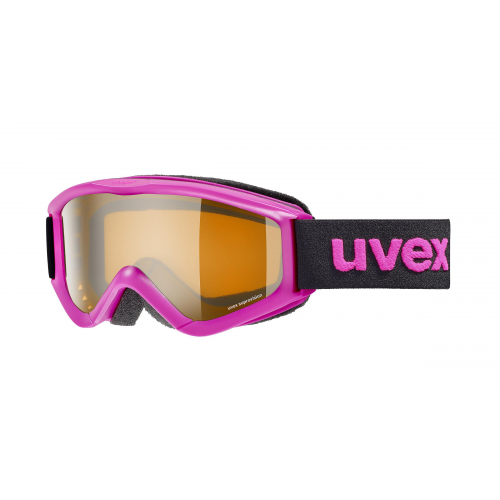 Uvex SPEEDY PRO Unisex-Skibrille Vollrand Monoscheibe Kunststoff-Gestell, schwarz