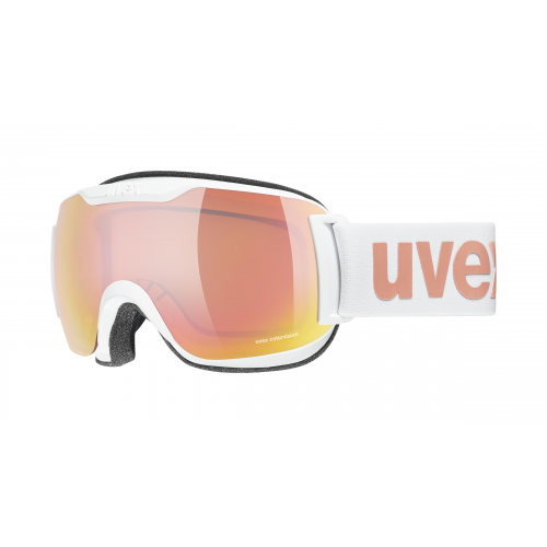 Uvex DOWNHILL 2000 S CV  Unisex-Skibrille Vollrand Monoscheibe Kunststoff-Gestell, schwarz