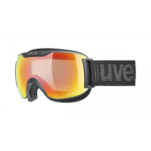 Uvex DOWNHILL 2000 S CV  Unisex-Skibrille Vollrand Monoscheibe Kunststoff-Gestell, schwarz