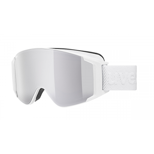 Uvex G GL 3000 LGL OTG  Unisex-Skibrille Vollrand Monoscheibe Kunststoff-Gestell, weiß