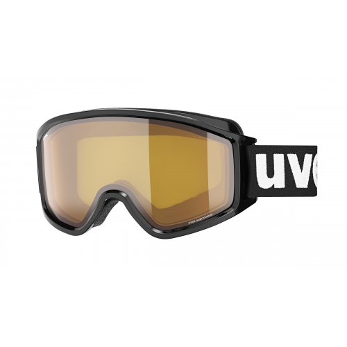 Uvex G.GL 3000 LGL Unisex-Skibrille Vollrand Monoscheibe Kunststoff-Gestell, schwarz