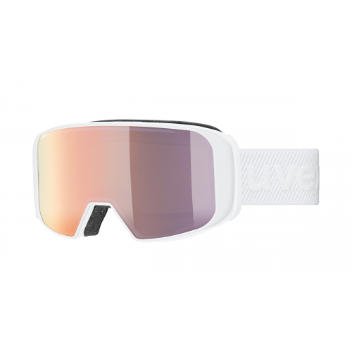 Uvex SAGA TO Unisex-Skibrille Vollrand Monoscheibe Kunststoff-Gestell, weiß