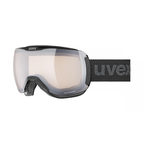 Uvex DOWNHILL 2100 CV  Unisex-Skibrille Vollrand Monoscheibe Kunststoff-Gestell, schwarz