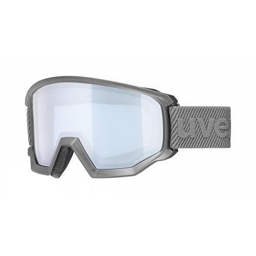 Uvex Athletic FM Unisex-Skibrille Vollrand Monoscheibe Kunststoff-Gestell, grau