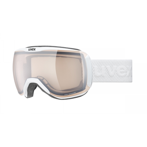 Uvex DOWNHILL 2100 CV  Unisex-Skibrille Vollrand Monoscheibe Kunststoff-Gestell, schwarz