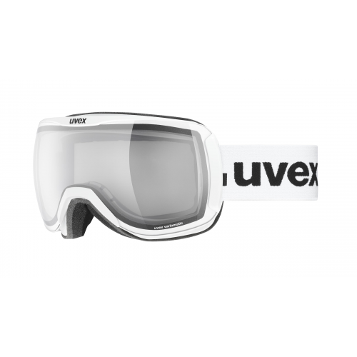 Uvex DOWNHILL 2100 CV  Unisex-Skibrille Vollrand Monoscheibe Kunststoff-Gestell, schwarz