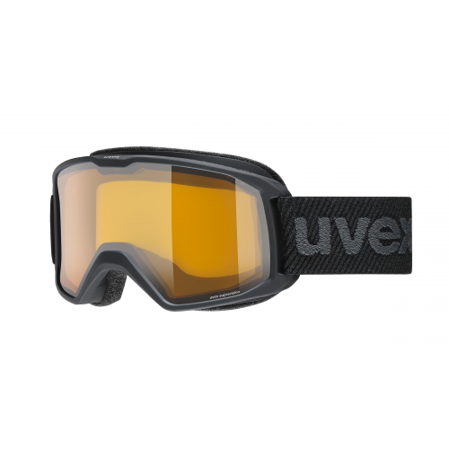 Uvex ELEMNT LGL Unisex-Skibrille Vollrand Monoscheibe Kunststoff-Gestell, schwarz