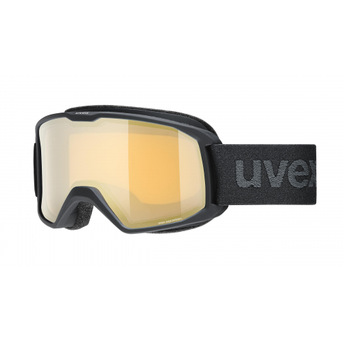 Uvex ELEMNT FM Unisex-Skibrille Vollrand Monoscheibe Kunststoff-Gestell, schwarz