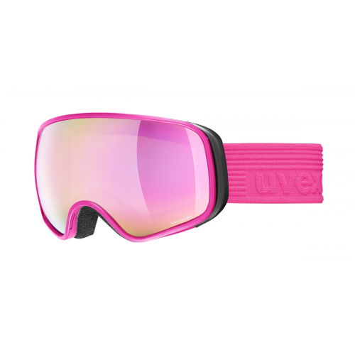 Uvex SCRIBBLE FM Unisex-Skibrille Vollrand Monoscheibe Kunststoff-Gestell, pink