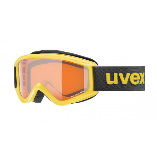 Uvex SPEEDY PRO Unisex-Skibrille Vollrand Monoscheibe Kunststoff-Gestell, schwarz