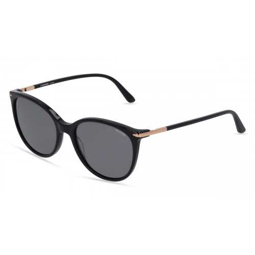 Rodenstock 3322 Damen-Sonnenbrille Vollrand Butterfly Kunststoff-Gestell, schwarz