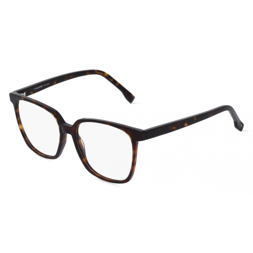 Rodenstock 5352 Unisex-Brille inkl. Gläser Vollrand Eckig Acetat-Gestell 54mm/16mm/140mm, braun