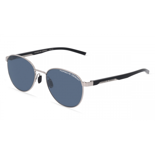 Porsche Design 8945 Herren-Sonnenbrille Vollrand Panto Metall-Gestell, silber