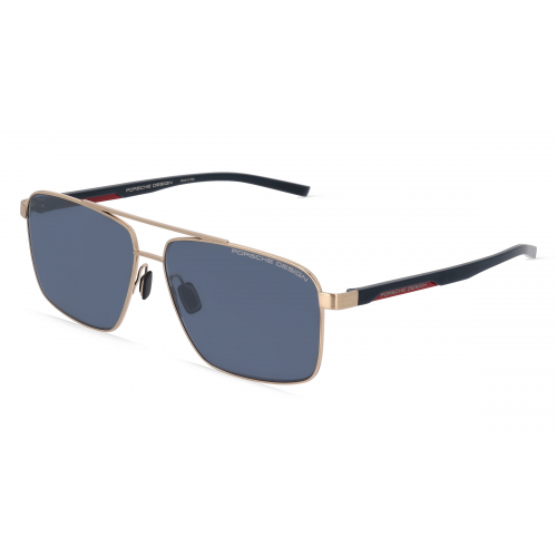 Porsche Design 8944 Herren-Sonnenbrille Vollrand Pilot Metall-Gestell, gold