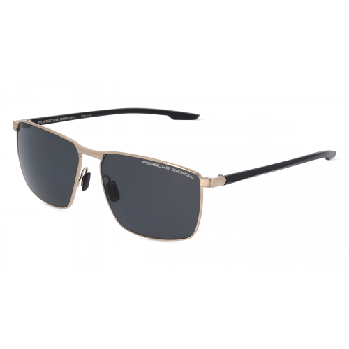 Porsche Design 8948 Herren-Sonnenbrille Vollrand Eckig Metall-Gestell, gold