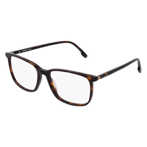 Rodenstock 5360 Unisex-Brille inkl. Gläser Vollrand Rechteckig Kunststoff-Gestell 55mm/17mm/140mm, braun