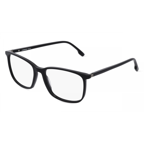 Rodenstock 5360 Unisex-Brille inkl. Gläser Vollrand Rechteckig Kunststoff-Gestell 55mm/17mm/140mm, schwarz