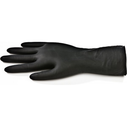 Schwarzkopf Vinyl Handschuhe lang - M (schwarz)