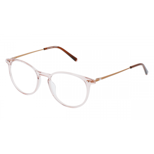 Humphrey’s eyewear 581066 Unisex-Brille inkl. Gläser Vollrand Panto Kunststoff-Gestell 47mm/17mm/140mm, Pink