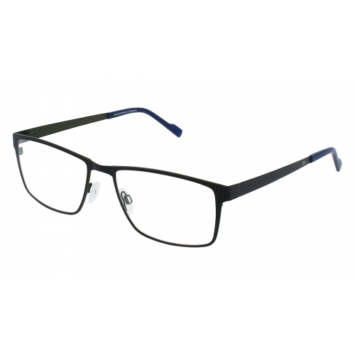 Titanflex 820773 Herren-Brille inkl. Gläser Vollrand Eckig Titanflex-Gestell 57mm/18mm/145mm, schwarz