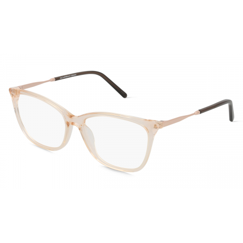 MINI EYEWEAR 741009 Damen-Brille inkl. Gläser Vollrand Butterfly Material Mix-Gestell 54mm/15mm/140mm, rot