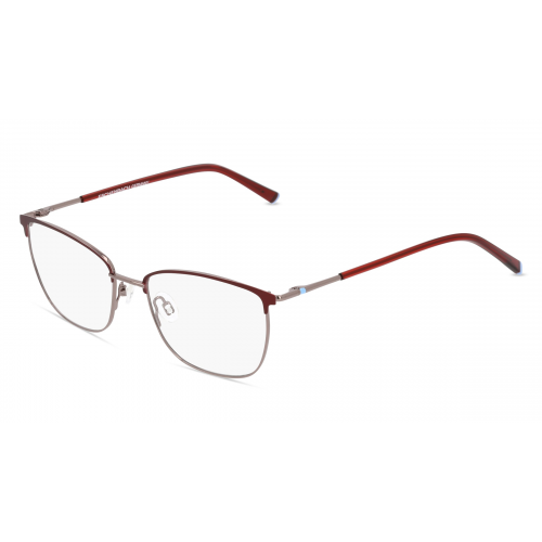 Humphrey’s eyewear 582312 Damen-Brille inkl. Gläser Vollrand Eckig Metall-Gestell 52mm/17mm/140mm, grau