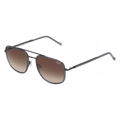 JOOP! JP 7389 Herren-Sonnenbrille Vollrand Eckig Metall-Gestell, grau