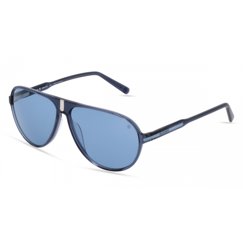 Bogner BO 7103 Unisex-Sonnenbrille Vollrand Pilot Kunststoff-Gestell, blau