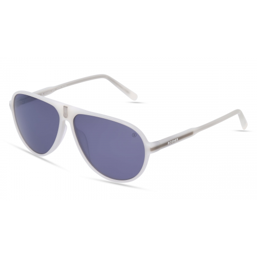 Bogner BO 7103 Unisex-Sonnenbrille Vollrand Pilot Kunststoff-Gestell, weiß