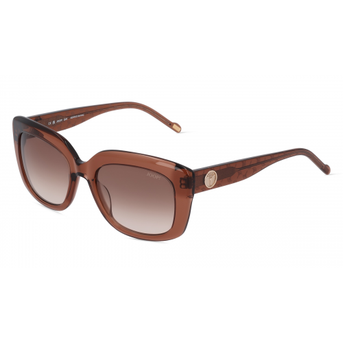 JOOP! JP 7254 Damen-Sonnenbrille Vollrand Eckig Bio-Acetat-Gestell, transparent