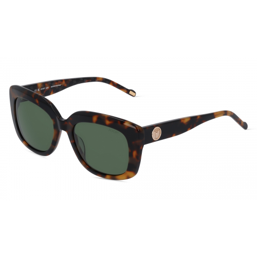 JOOP! JP 7254 Damen-Sonnenbrille Vollrand Eckig Bio-Acetat-Gestell, braun