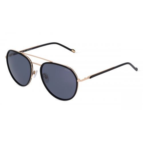 JOOP! JP 7401 Herren-Sonnenbrille Vollrand Rund Metall-Gestell, schwarz