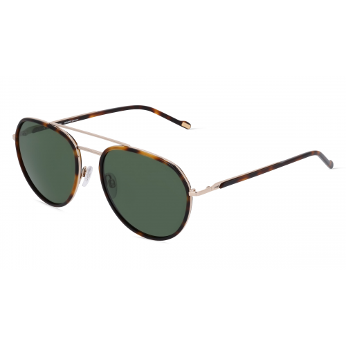 JOOP! JP 7401 Herren-Sonnenbrille Vollrand Rund Metall-Gestell, braun