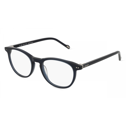 JOOP! JP 1203 Unisex-Brille inkl. Gläser Vollrand Oval Acetat-Gestell 50mm/18mm/145mm, blau